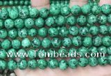 CLJ560 15.5 inches 6mm,8mm,10mm & 12mm faceted round sesame jasper beads