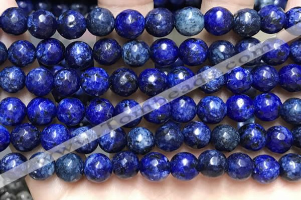 CLJ563 15.5 inches 6mm,8mm,10mm & 12mm faceted round sesame jasper beads