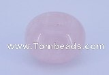 CLO01 19*30mm rondelle loose rose quartz gemstone beads wholesale