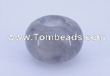 CLO02 19*30mm rondelle loose cloudy quartz gemstone beads wholesale