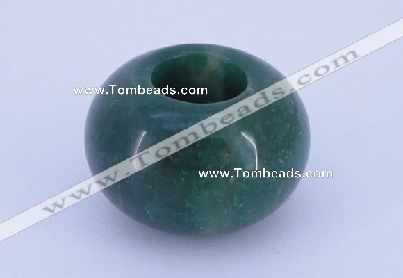 CLO06 19*30mm rondelle loose African jade gemstone beads wholesale