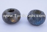 CLO19 19*30mm rondelle loose labradorite gemstone beads wholesale