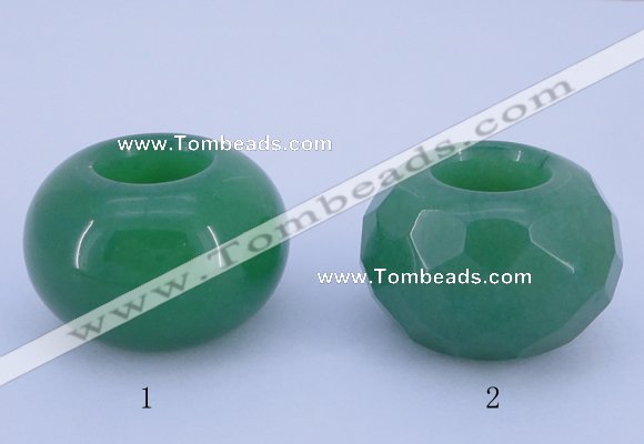 CLO22 19*30mm rondelle loose green aventurine gemstone beads wholesale