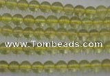 CLQ151 15.5 inches 6mm round natural lemon quartz beads wholesale