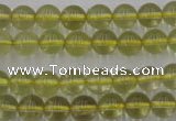 CLQ152 15.5 inches 8mm round natural lemon quartz beads wholesale