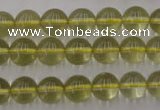 CLQ153 15.5 inches 10mm round natural lemon quartz beads wholesale