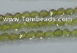 CLQ301 15.5 inches 6mm faceted nuggets lemon quartz beads