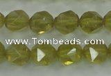 CLQ304 15.5 inches 12mm faceted nuggets lemon quartz beads