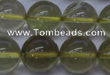 CLQ354 15 inches 12mm round natural lemon quartz beads wholesale