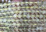 CLQ361 15 inches 6mm round lemon quartz gemstone beads