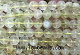 CLQ363 15 inches 10mm round lemon quartz gemstone beads