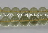 CLQ52 15.5 inches 10mm round natural lemon quartz beads wholesale