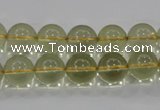 CLQ52 15.5 inches 10mm round natural lemon quartz beads wholesale