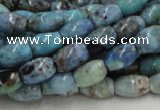 CLR07 16 inches 8*12mm rice larimar gemstone beads wholesale