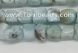 CLR133 15.5 inches 4*6mm - 5*8mm chips natural larimar gemstone beads