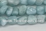 CLR134 15.5 inches 3*4mm - 4*6mm chips natural larimar gemstone beads