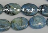 CLR215 15.5 inches 15*20mm oval larimar gemstone beads