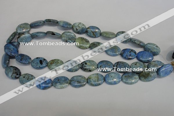 CLR215 15.5 inches 15*20mm oval larimar gemstone beads