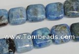 CLR218 15.5 inches 12*12mm square larimar gemstone beads