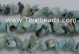 CLR30 15.5 inches natural larimar gemstone chip beads wholesale