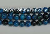 CLR301 15.5 inches 6mm round dyed larimar gemstone beads