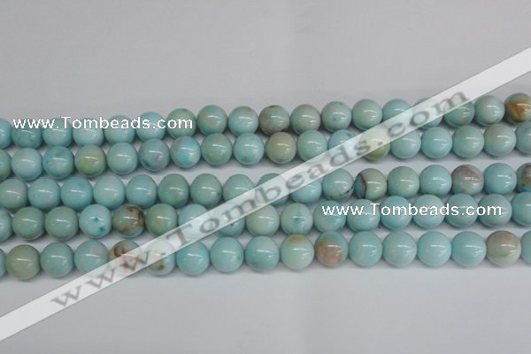 CLR353 15.5 inches 10mm round dyed larimar gemstone beads