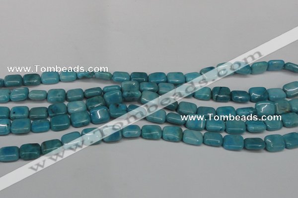 CLR390 15.5 inches 8*10mm rectangle dyed larimar gemstone beads