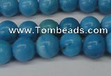 CLR401 15.5 inches 6mm round dyed larimar gemstone beads