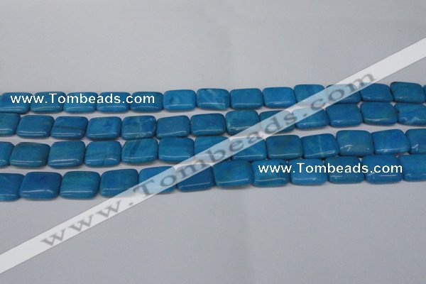 CLR440 15.5 inches 8*12mm rectangle dyed larimar gemstone beads