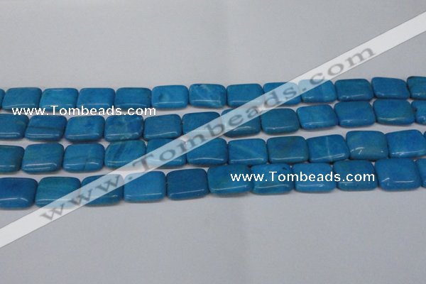 CLR441 15.5 inches 10*14mm rectangle dyed larimar gemstone beads