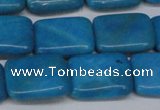 CLR442 15.5 inches 12*16mm rectangle dyed larimar gemstone beads