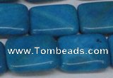 CLR444 15.5 inches 15*20mm rectangle dyed larimar gemstone beads