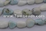 CLR50 15.5 inches 5*7mm – 10*12mm nuggets natural larimar beads