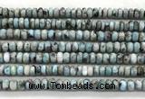 CLR627 15.5 inches 5*8mm rondelle larimar gemstone beads