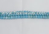 CLR71 15.5 inches 8mm round imitation larimar beads wholesale