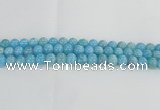 CLR72 15.5 inches 10mm round imitation larimar beads wholesale