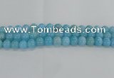 CLR73 15.5 inches 12mm round imitation larimar beads wholesale