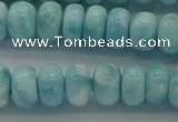 CLR80 15.5 inches 5*8mm rondelle natural larimar gemstone beads