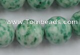 CLS150 15.5 inches 20mm faceted round Qinghai jade beads