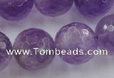 CLS153 15.5 inches 20mm faceted round lavender amethyst beads