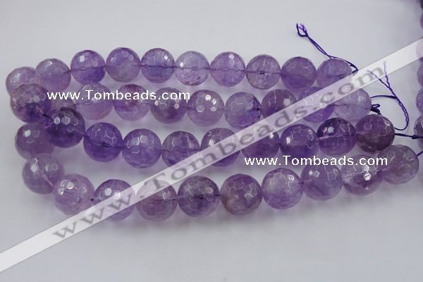 CLS153 15.5 inches 20mm faceted round lavender amethyst beads