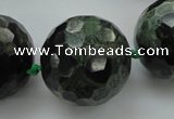 CLS18 15.5 inches 30mm faceted round large kambaba jasper beads