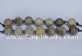 CLS200 7.5 inches 25mm round large chrysanthemum agate beads