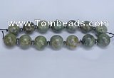 CLS201 7.5 inches 25mm round large Africa stone beads