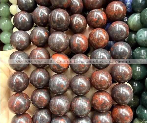 CLS628 15 inches 16mm round brecciated jasper beads wholesale