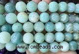 CLS640 15 inches 16mm round amazonite gemstone beads wholesale