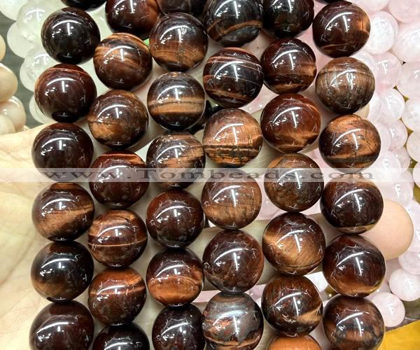 CLS649 15 inches 16mm round red tiger eye gemstone beads