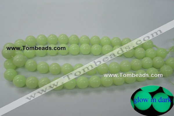 CLU05 15.5 inches 12mm round luminous stone beads wholesale