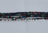 CLV520 15.5 inches 4mm round mixed lava beads wholesale