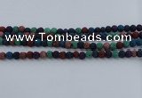 CLV521 15.5 inches 6mm round mixed lava beads wholesale